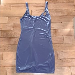 Baby Blue velvet dress